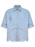 Ice Storm embroidered denim Daylight shirt