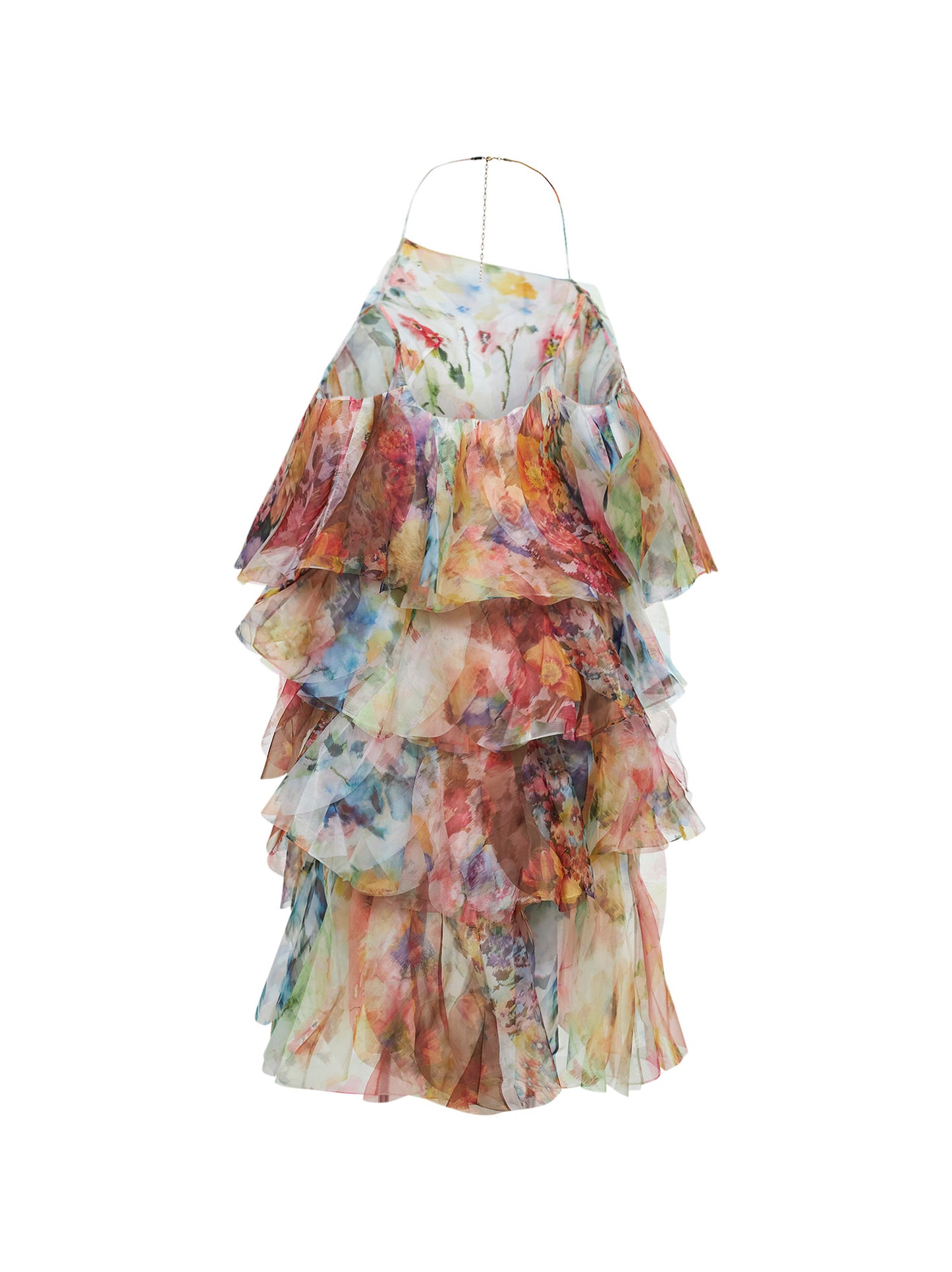 Maxi abito Luna in georgette stampa Spliced floreale