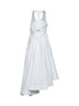 Ivory cotton Luna applique midi dress