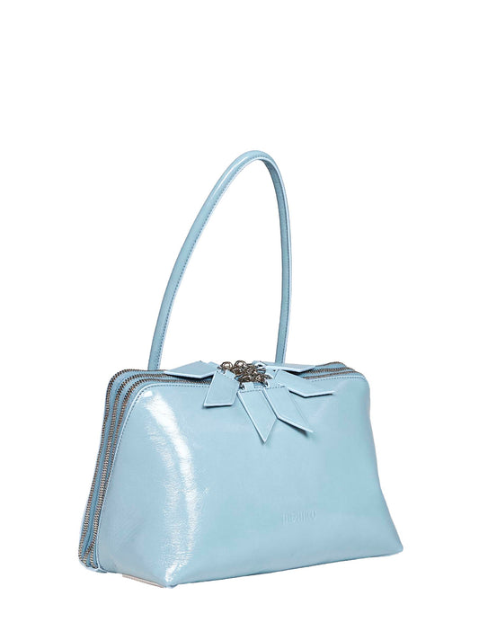 Sky blue "L'altra di Milano" shoulder bag