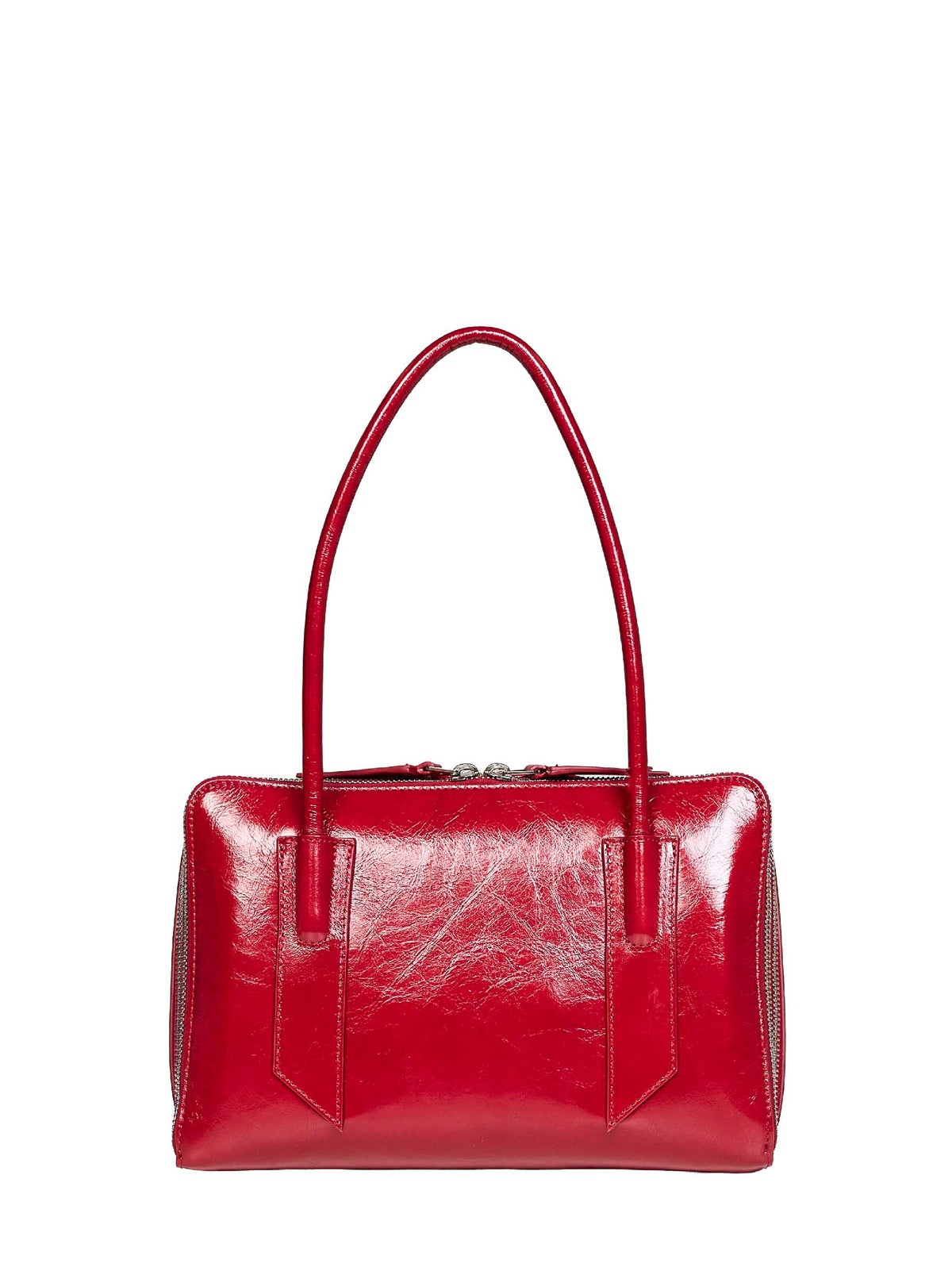 Borsa a spalla '"L'altra di Milano'" rosso scuro